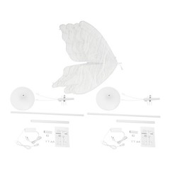 2PCS Butterfly Aisle Lights, 25W LED Ambient Lights, 110V Butterfly Floor Lamps