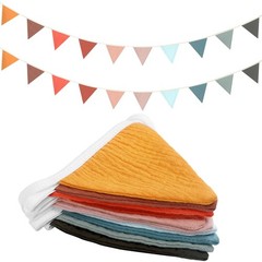 Oudain 2 Pcs Pennant Banner Flags Nursery Garland 7.75 ft, Mixed Color