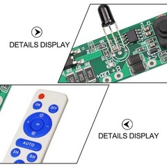 Solar Lamp Controller Board with Light Dependent Switch and Remote Timing