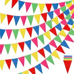 Colorful Pennant Banner Flags Multicolor Bunting String Garland 1020′ 720PC