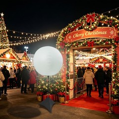LED Inflatable Balloon With Stand Tripod,Party Inflatable Display Balloon Light