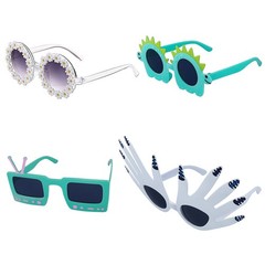 12 Pack Funny Party Sunglasses, Novelty Fun Glasses, Cool Costume Masks for A…