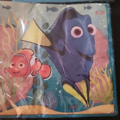 Finding DORY PARTY FOR 16 small Plates Cups Napkins NEMO