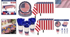 152Pc American Flag Party Set