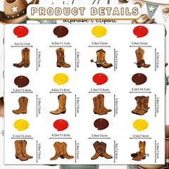 Western Cowboy Party Decorations Themed Hanging Swirls Ceiling Streamer Prop