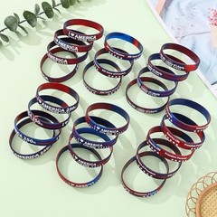 USA 250th Anniversary Bracelets American 4th of July Bracelets USA USA 250 6Pcs