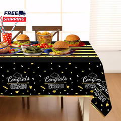 3 Pack Graduation Tablecloth Graduation Decorations Class of 2026 Graduation