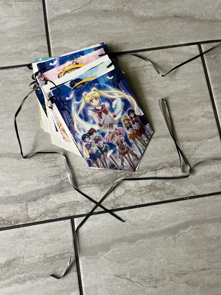 Sailor Moon Pretty Guardians hanging letter birthday banner