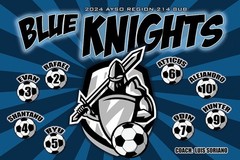 KNIGHTS – Soccer Team Banner – (3ft x5ft) Your Team Name and Custom Design