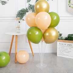 Balloon Stand Kit 4 Sets Balloon Arch Stand with Base and Balloon Sticks for Chr