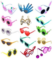 12 Pack Funny Party Sunglasses, Novelty Fun Glasses, Cool Costume Masks for A…
