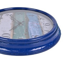 Large Outdoor Clock Waterproof with Thermometer Vintage Rustic Coastal Clock …