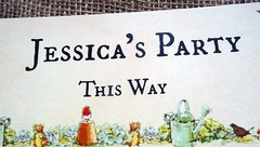 4 Personalised Rabbits and Woodland Characters Party Decoration Arrows