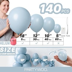d latex balloons 1954, 160 pcs different sizes ballons colors. 18″ 5 pcs, 12″…