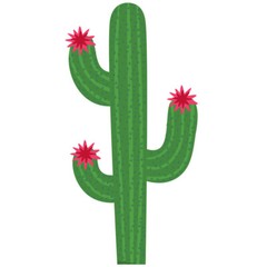 SAGUARO CACTUS 5′ 11″ Tall CARDBOARD CUTOUT Standup Standee Poster Nature Prop