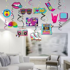 90s Theme Party Decorations Throwback 90’s Party Colorful 1990s Hip Hop Birthday