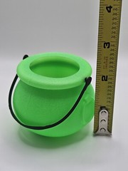 Green Candy Cauldron Kettles, Party Decoration Supplies, St. 12-Pack