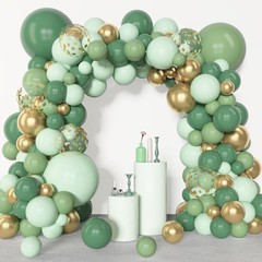 148pcs Sage Green Balloon Garland Arch Kit, Different Sizes 18 12 10 5 inch S…