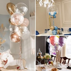 Bobo Balloons – 70 Pcs Different Sizes Clear Balloons for Stuffing, Bulk Wedd…