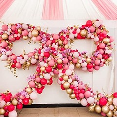 130pcs Hot Pink Balloons Different Sizes 5/10/12/18 inch – 130pcs 09 Hot Pink