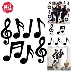 40 Durable Music Notes Silhouettes – Versatile Decor for Parties & Events