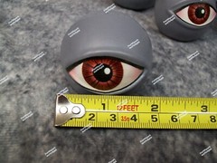 8 Count Eyeball Orbs Halloween Table Scatters Prop Creepy Haunted House Decor