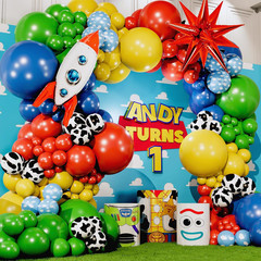 ALL-IN-1 Toy Theme Balloons Arch Kit for It’S a Boy Story Baby Shower Decoration