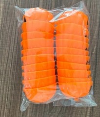 10 Pcs Halloween Mini Pumpkin Containers – Open Pumpkin Shell Party- NEW