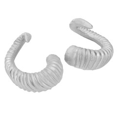 1Pair Reusable Silver Plastic Halloween Hairbands with Vivid Cosplay Design