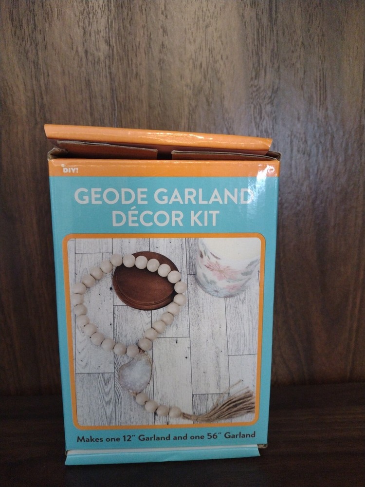 Geode Garland Decor Kit/Makes One 12’’Garland And One 56”Garland