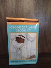 Geode Garland Decor Kit/Makes One 12’’Garland And One 56”Garland