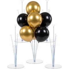 Pro Series Balloon Stand Kit Set of 4, Balloon Sticks Holder with 9 Inch Base…