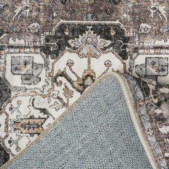 Washable Kitchen Runner Rug – 2×6 Hallway Distressed Mats 2×6, Beige