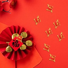 10Pcs Reusable Mini Red Lantern Hanging Ornaments for Spring Festival DIY Craft