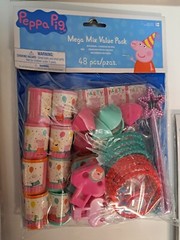 Peppa Pig Birthday Party Decorations HUGE Lot 91 Pieces Banner Garland Scene NEW