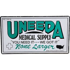 Trick or Treat Studios Return of the Living Dead Uneeda Medical Supply Metal Sig