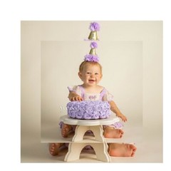 Birthday Party Hat ~ LAVENDER & GOLD ~ PRINCESS Birthday
