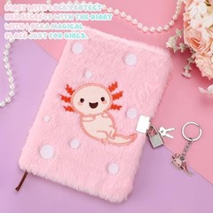 Axolotl Gift Set for Easter, Valentine’s & Birthdays – Flannel Blanket, LCD Tabl