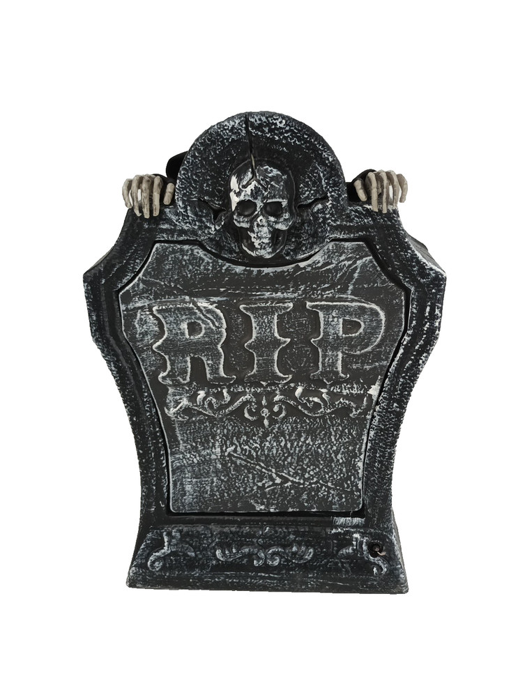 Spooky Halloween R.I.P. Gravestone Decor Lights up and Sounds – RDC