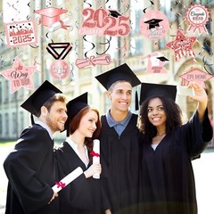 Graduation Decorations 2025, Congrats Grad Banner 8Pcs Class of 2025 Party