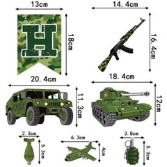 Army Birthday Party Decorations Camouflage Party Decoration Include Camo Happ…