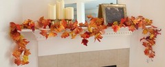 4 Pack Fall Leaf Garland, Total 23.6Ft Artificial Fall Vines Autumn Garland Fall