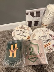 Harry Potter Birthday Party Decorations Kit Balloons Banner Cake Toppers