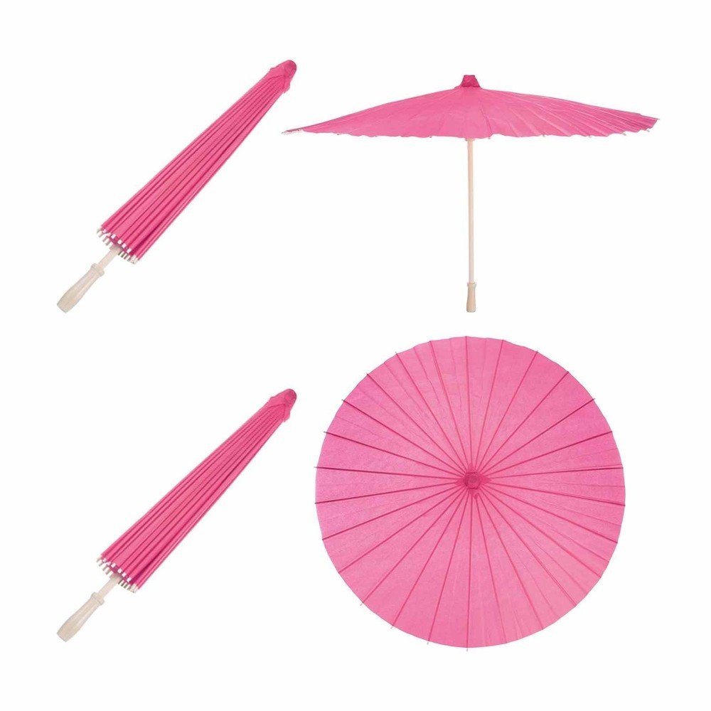 MECCANIXITY 2 Pcs Paper Umbrellas, 33″ DIY Oiled Paper Painting Umbrellas for…