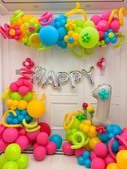 Multi 260 Balloons, 100Pcs Long Balloons for Building Balloon Arches, Skinny …