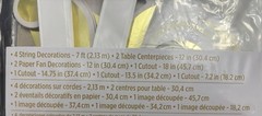 50th BIRTHDAY ROOM DECORATING KIT, Table Centerpieces, Hanging Decorations