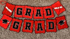 Graduation Party Decorations Red and Black 26 Pieces Class Of 2025