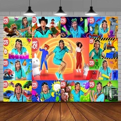 Danny Go Backdrop Kids Birthday Party Decoration Banner Background Vinyl 5x3ft