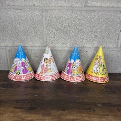 Farrells Ice Cream Parlor Kids Birthday Party Hat Vintage Zoo Party Hat 1970s