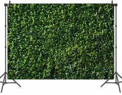 Nature Spring 3D Green Leaves Theme Photo Background Wedding Birthday Party